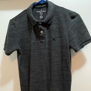 Men’s American Eagle Flex Charcoal Polo Size Small